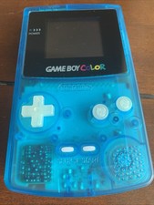 Nintendo GameBoy Color Console TRANSLUCENT BLUE W/ Backlit Screen