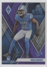 2023 Panini Phoenix Rookies Purple 20/125 Brian Branch #163 14wi