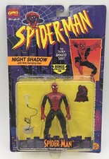 1995 Marvel Spider-Man Animated Series Night Shadow Action Figure Toy Biz