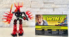 Lego Hero Factory Rise of the Rookies:  Xplode 7147 with Manual .  Complete  .