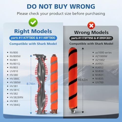 Vacuum Cleaner Brush Roller Replacement Kit