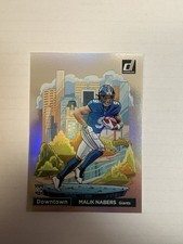 2024 Panini Donruss Football Malik Nabers Downtown RC Case Hit Insert #18 Giants