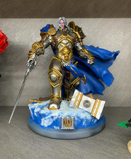 World of Warcraft Lich King Arthas Menethil painted collectible statue H25cm