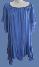 Damen groß Shirt 100% Baumwolle Bluse Zacken...