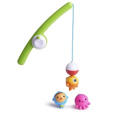 Munchkin Fishin' Magnetic Baby Toddler Bath Toy - 4pc Set, Ages 12M 