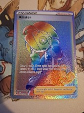 Pokémon TCG Allister 192/185 Vivid Voltage Secret Rare Rainbow Card