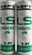2 Saft LS 14500 LS14500  AA 3.6V Lithium Battery 