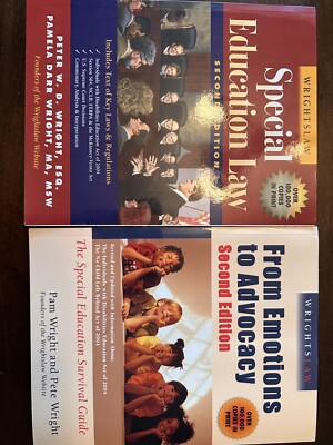 Two Special Education Books By Wrightslaw
