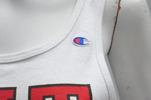 Vintage 80s MIT Tank Top By Champion Athletic Activewear Sport Sleeveless T-Shir - Picture 3 of 5