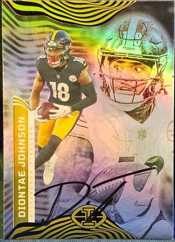 2022 Panini Illusions #83 DIONTAE JOHNSON ***Autographed*** MINT card. Steelers - Picture 6 of 7