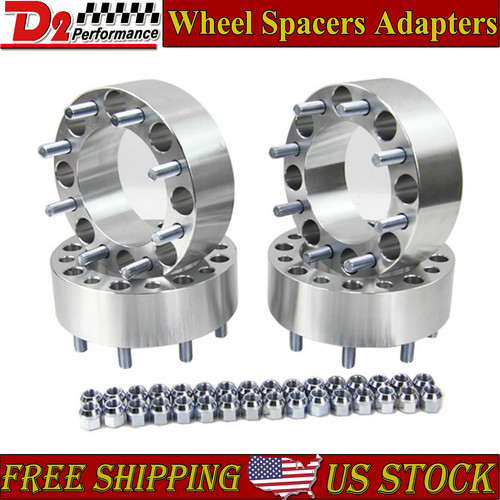 4PCS Wheel Spacers Adapters Fit 1999-2016 Ford F250 F350 Super Duty Excursion - Picture 1 of 11