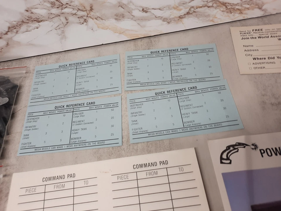 Power "The Game" (1981, Power Games USA) 100% Complete - Image 4 of 4