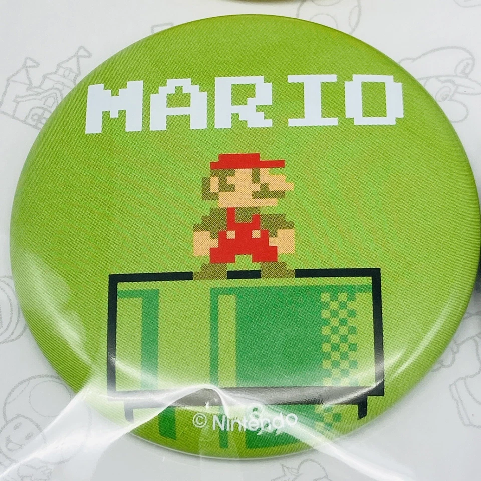 SUPER MARIO BROS Button Badge Set Nintendo World UNIVERSAL STUDIOS JAPAN 2020 - Image 3 of 4