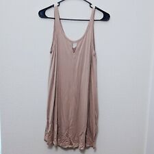 BNWT Forever 21 sleeveless tan keyhole flowy dress - Size XS