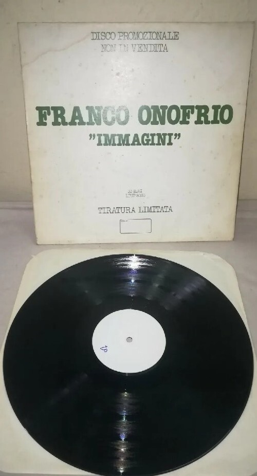 "Immagini" Franco Onofrio Disco Promozionale LEGGI DESCRIZIONE