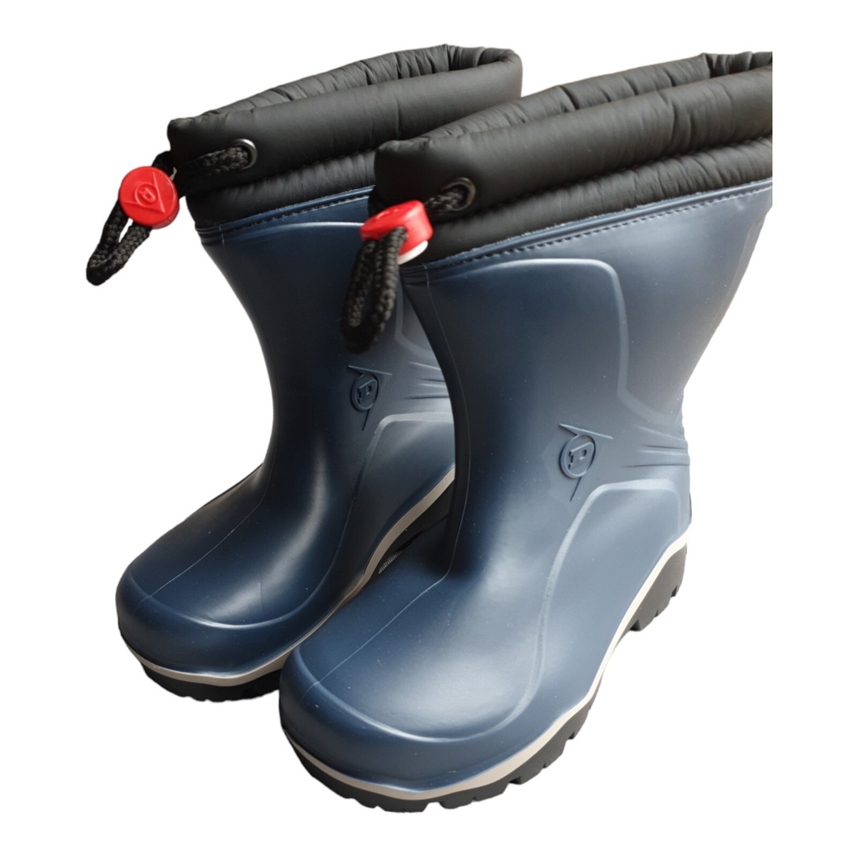 Dunlop Kids Wellies Blue Traction Insulation Waterproof Blizzard