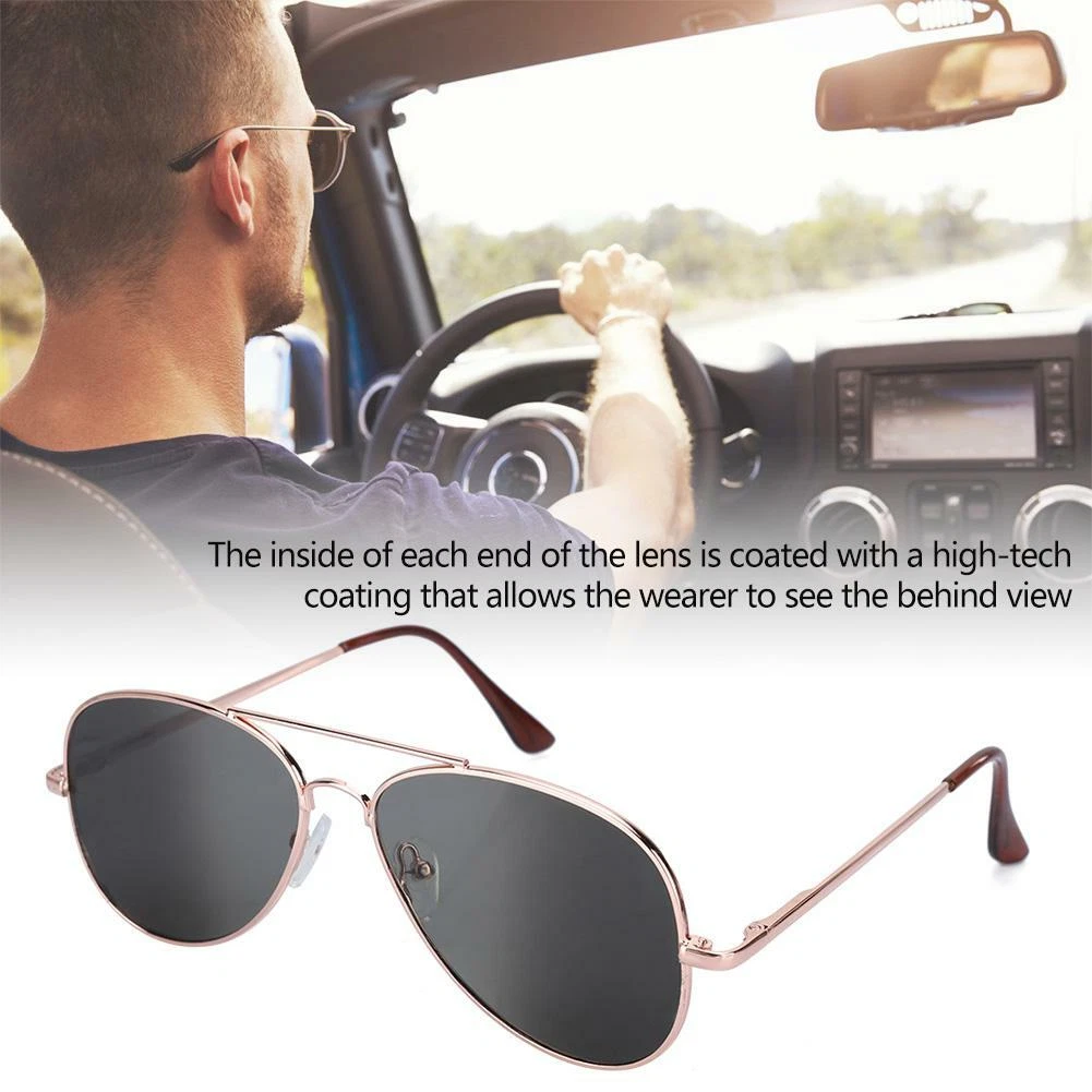 Anti-tracking Glasses Sunglasses Rearview View Behind Mirror Selfprotection