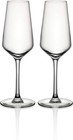 set of 2 Champagne Flutes Glasses Cava Prosecco Glass 220ml 7.4 oz 22cl