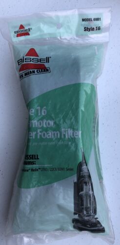 Green Label 69B1 Foam Outer Circular Vacuum Filter for Bissell Upright Vacuum - Afbeelding 1 van 1