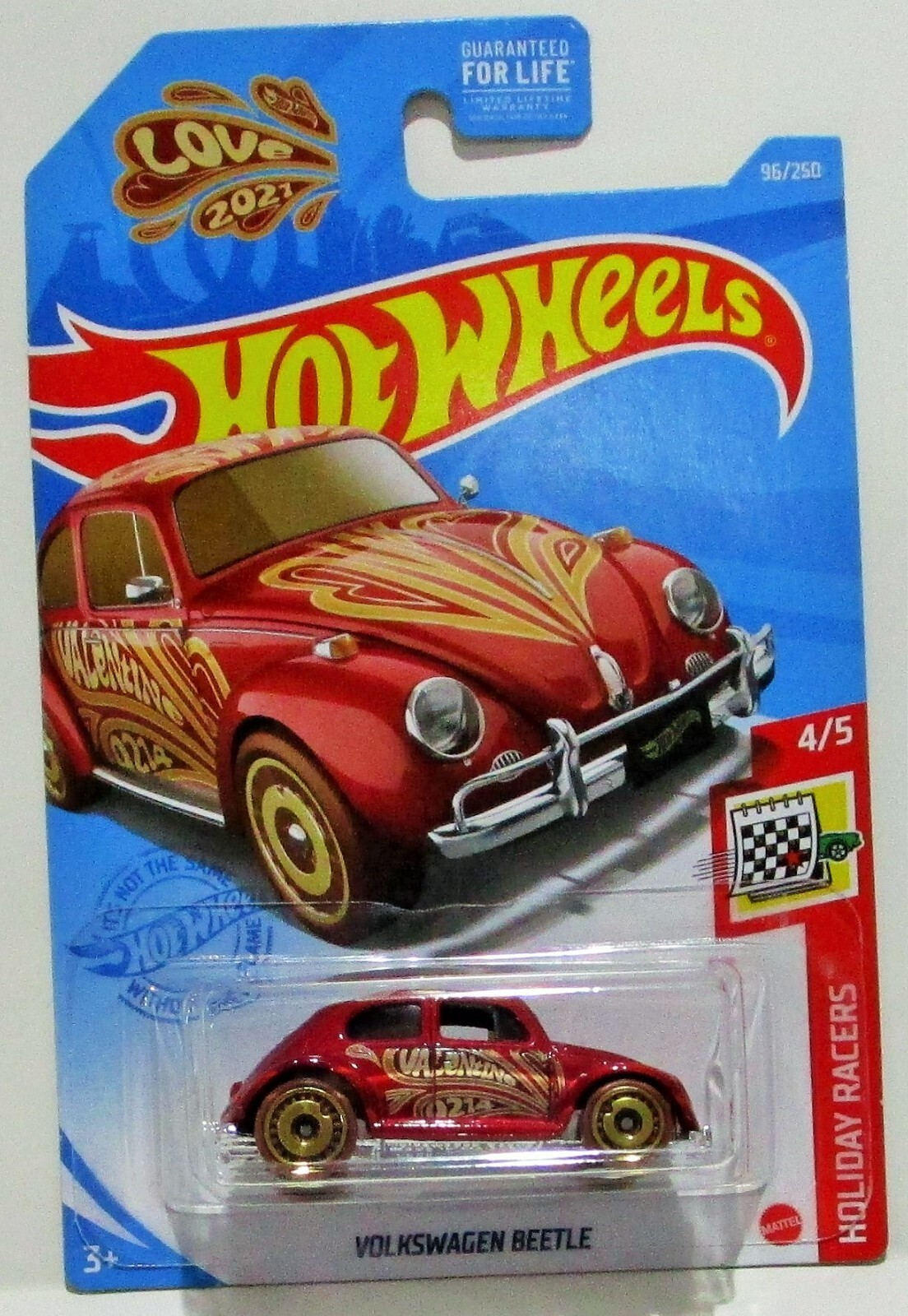 Hot Wheels 2021 21 basic series volkswagen beetle love red #96 / 250