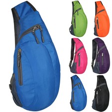 Unisex Shoulder Single Strap Cross Body Sling Backpack Sport Rucksack Chest Bag