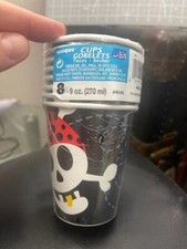 Pirate Fun 9oz PAPER CUPS 8 Birthday Party Supplies Drinking Beverage New