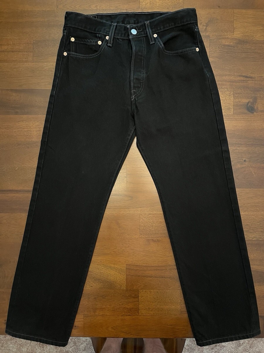 2002年 アメリカ製 LEVI’S 501 サルファブラック 90s Levis 501 サルファブラック デニムパンツ 後染め アメリカ