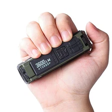 IMALENT BL50 3600 Lumens EDC Flashlight USB-C Rechargeable with UV Light Green