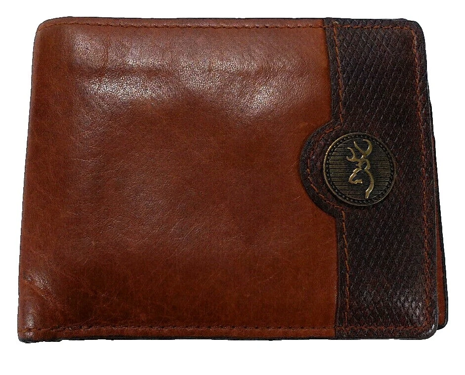 Billeteras de cuero Browning para hombre con tarjeta de crédito