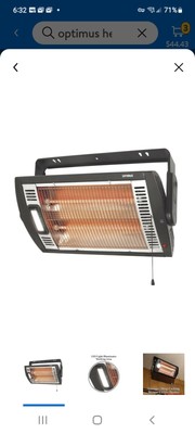 Optimus H-9010 Garage/Shop Ceiling or Wall Mount Utility Heater  630326190101 | eBay
