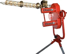 Heater Sports Deuce 75 MPH Two Wheel Baseball Pitching Machine for All Age Group