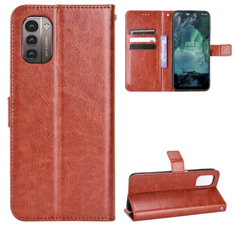 Caixa De Luxo Para Nokia G42 G22 G60 G21 G11 C12 Pro X10 X20 C10 C20 G10 G20 Retro Slim Carteira
