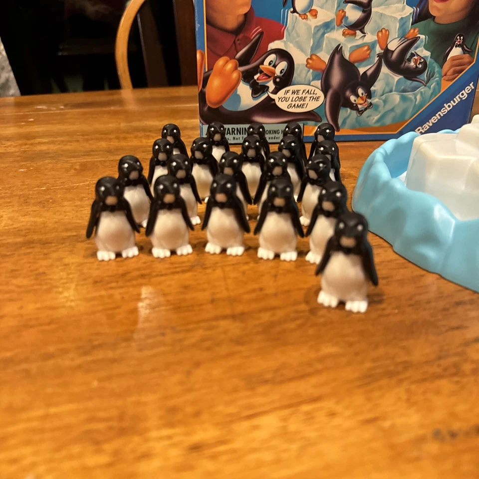 Penguin Pile Up Board Game 1996 Ravensburger Vintage Classic Missing 3 Penguins - Image 4 of 4