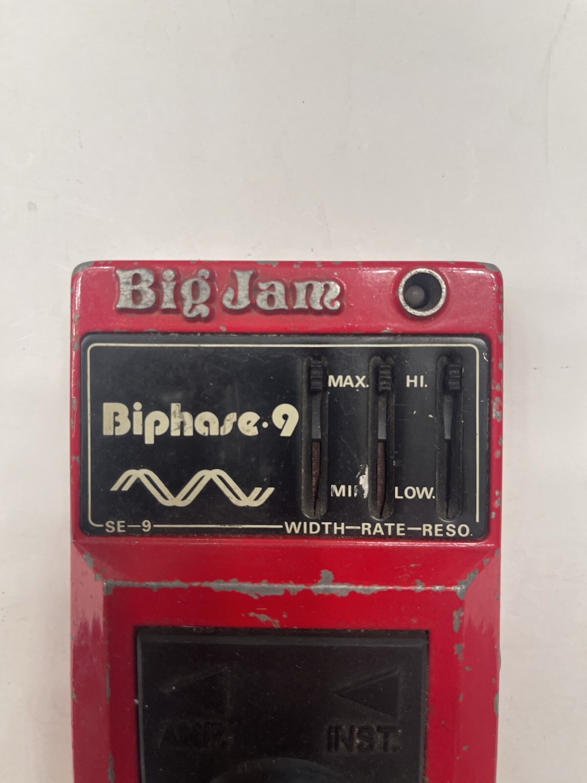 Multivox Big Jam SE-9 Biphase 9 Phaser Shifter Vintage Guitar Effect Pedal