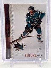 2010-11 SP Authentic Future Watch #240 JUSTIN BRAUN Rookie RC FW #358/999 Sharks