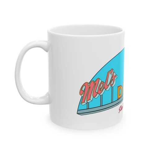 Mel's Drive-In Diner Restaurant coffee Ceramic Mug 11oz San Francisco California - Picture 4 of 5