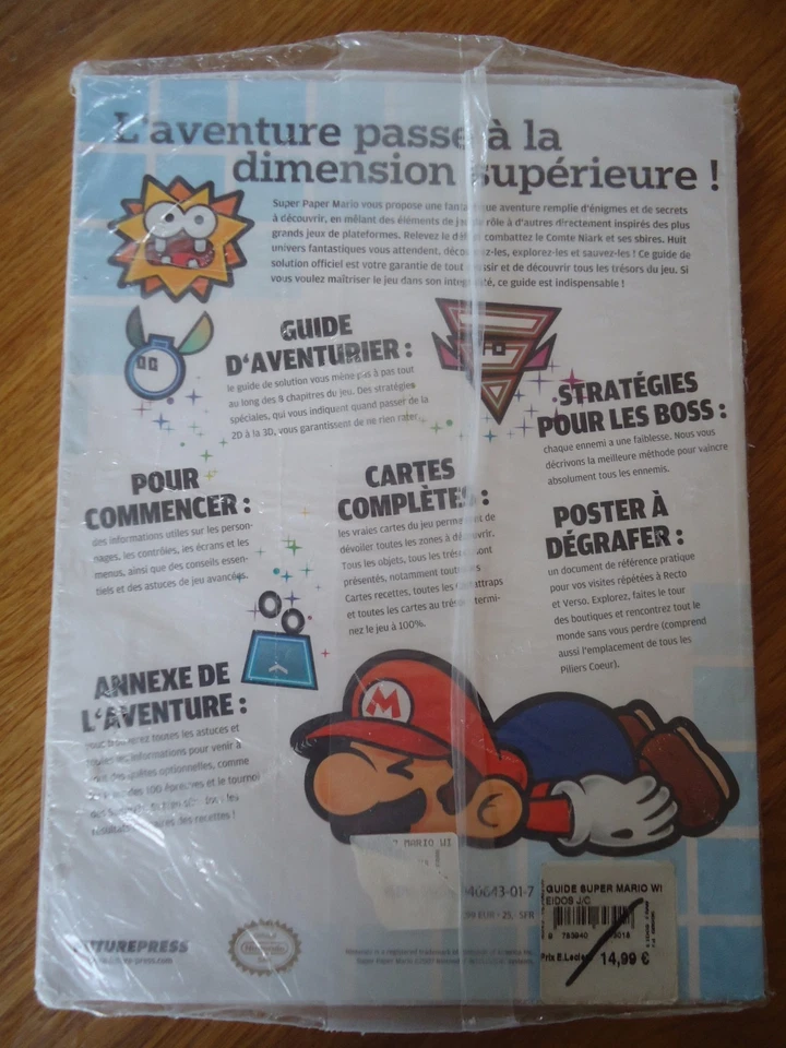 New Guide Official Super Paper Mario Nintendo Wii - Image 2 of 2
