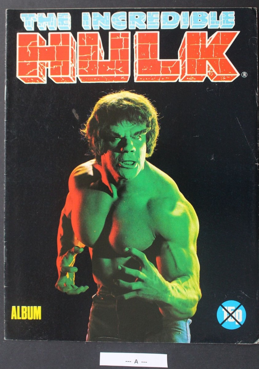 その他 1979 Incredible HULK picture card album The Incredible Hulk 1979 sticker album-COMPLETE and SUPER