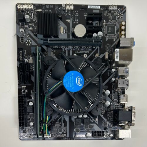 Placa madre Gigabyte M-ATX con CPU Intel Core i3 8100 y 8 GB DDR4 RAM - Imagen 3 de 7