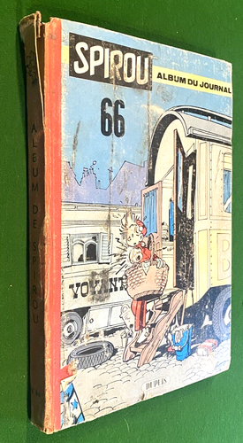 Reliure Recueil Album du journal SPIROU N° 66 - 1958 - Incomplet