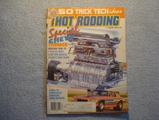 Popular Hot Rodding 1987 August Vintage Muscle Drag Hot Rod Cars and Trucks