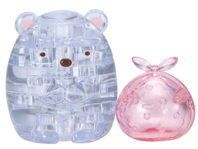 Crystal 3D Puzzle Sumikko Gurashi Polar Bear & Furoshiki 17 Pieces BEVERLY 50267
