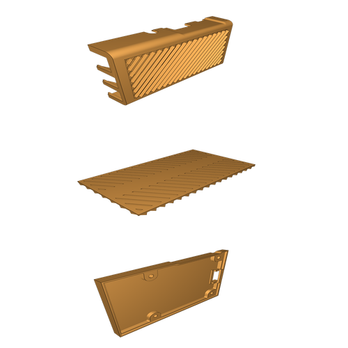 Atari Raspberry Pi Case Atari ST Style Three-Part Enclosure for Raspberry Pi 2/3/B ...