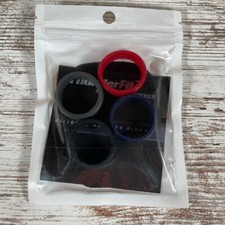 ThunderFit BornVic Silicone Wedding Rings - 4 Pack- Size 14- Assorted Styles NEW