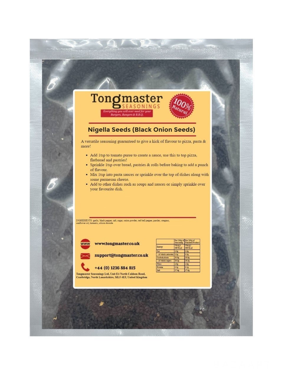Nigella Seeds (Black Onion Seeds) - 500g
