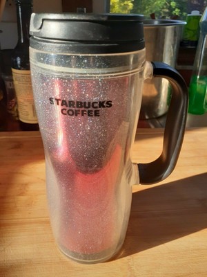Starbucks 2008 Red Frosted Glitter Coffee Cup Travel Mug Tumbler Girls Sparkle Ebay
