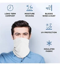 All Weather Moisture Wicking Gaiter Mask *BULK LOT* 50 Piece Pack. USA Based