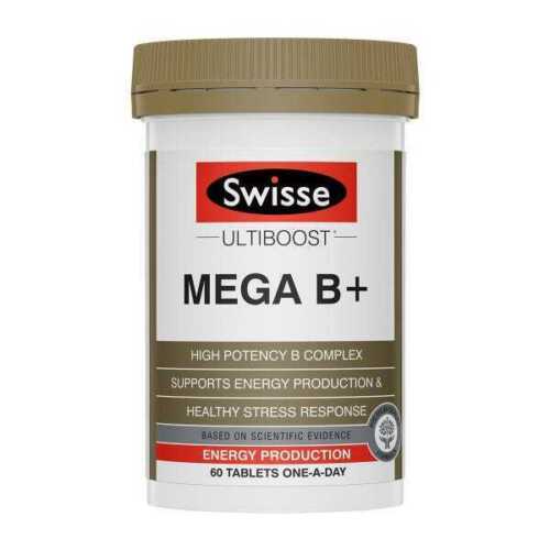 Swisse Ultiboost Mega B + 60 Tablets - Picture 1 of 1