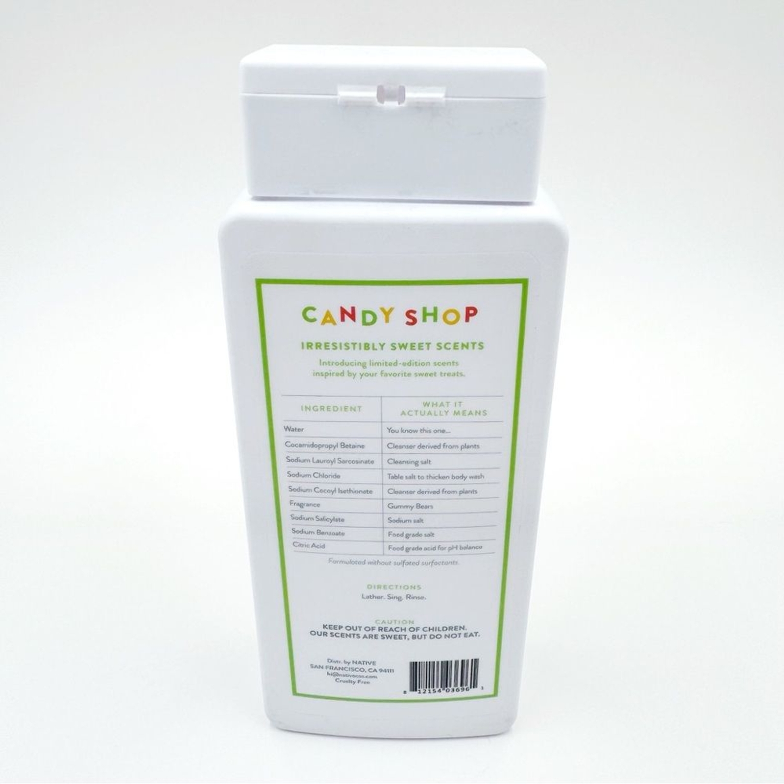 Native Body Wash Candy Shop Gummy Bears Shower Gel Limited Edition eBay