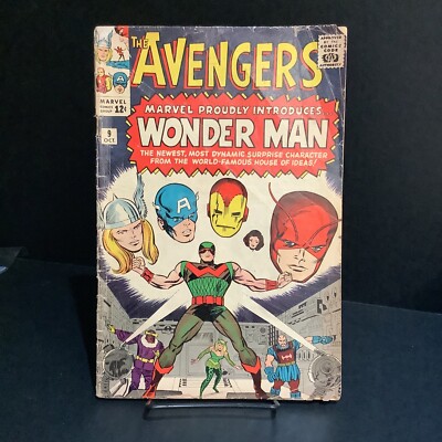Avengers #9 (1st Wonder Man, 1964) - Marvel Comics MCU | eBay